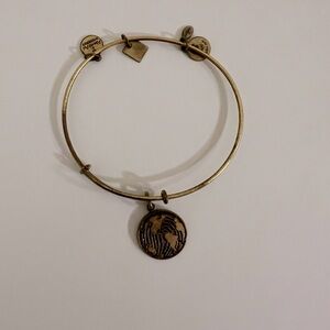 Alex and Ani Fingerprint on the World Charm Bangle